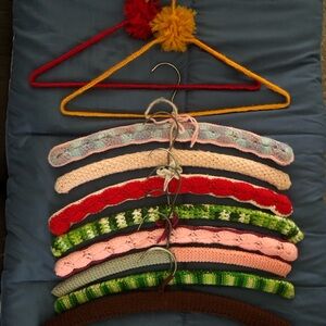 Vintage Crocheted Hangers from the 60’s